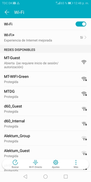 Seleccione la red inalámbrica a la que desea conectarse