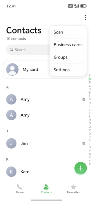 Select Settings