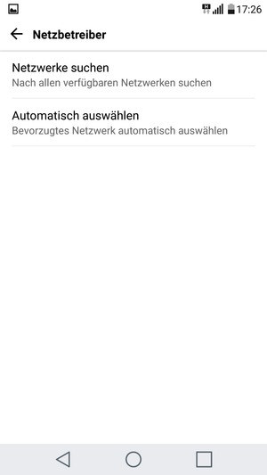 Wählen Sie Netzwerke suchen