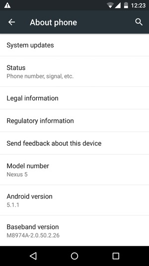 Select System updates