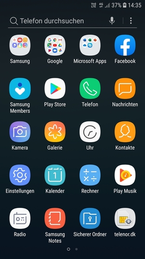Wählen Sie Einstellungen
