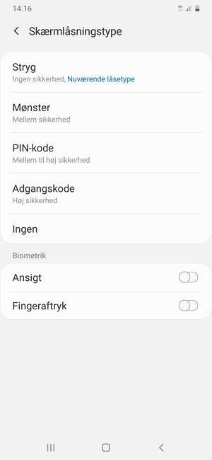Vælg Mønster