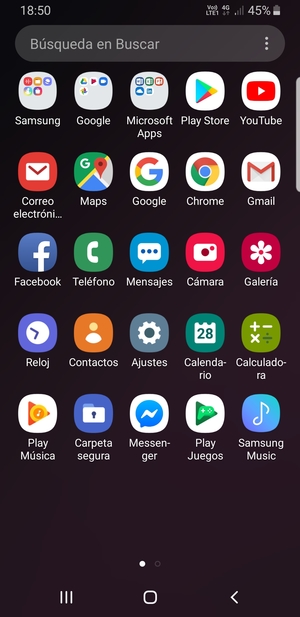 Seleccione Ajustes