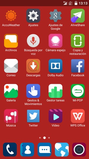 Seleccione Ajustes