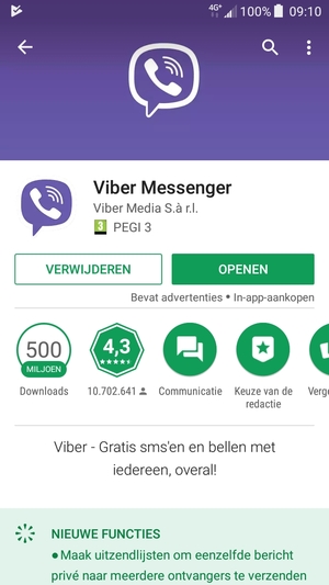 Selecteer OPENEN