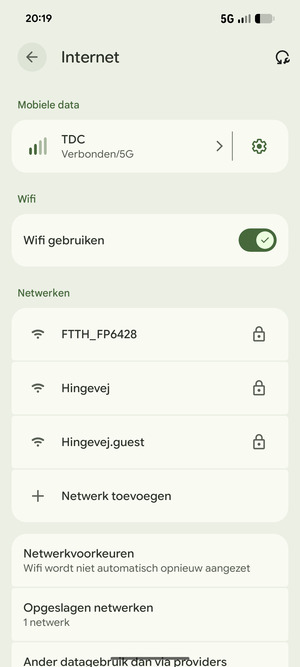 Selecteer het draadloze netwerk waarmee u verbinding wilt maken