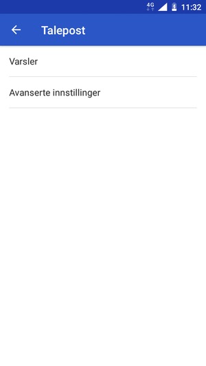 Velg Avanserte innstillinger