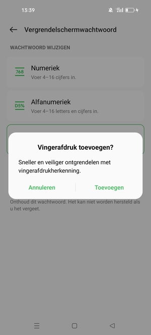 Selecteer uw voorkeursoptie