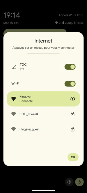 Désactiver le Wi-Fi