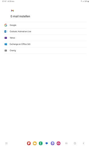 Selecteer Google