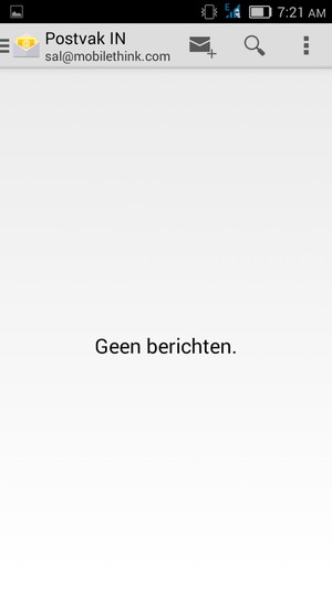 Uw account is klaar voor gebruik
