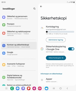 Velg Kontolagring