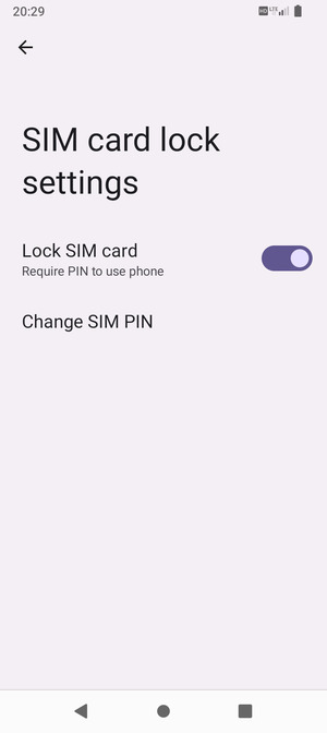 Select Change SIM PIN