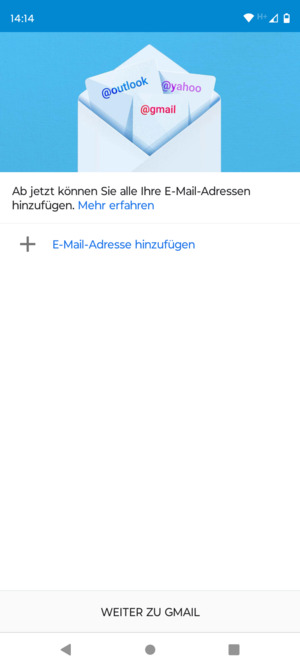Wählen Sie E-Mail-Adresse hinzufügen