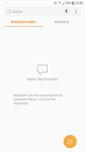 Wählen Sie die Menü-Taste
