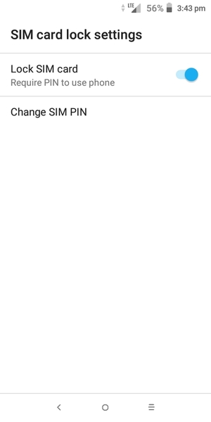 Select Change SIM PIN