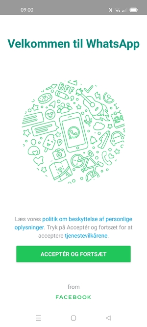 Din app er klar til brug