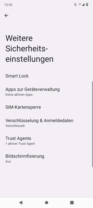 Wählen Sie SIM-Kartensperre