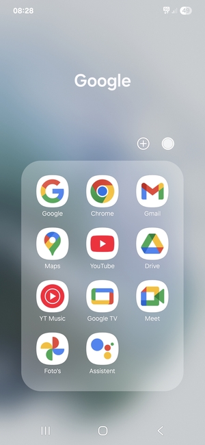 Selecteer Gmail