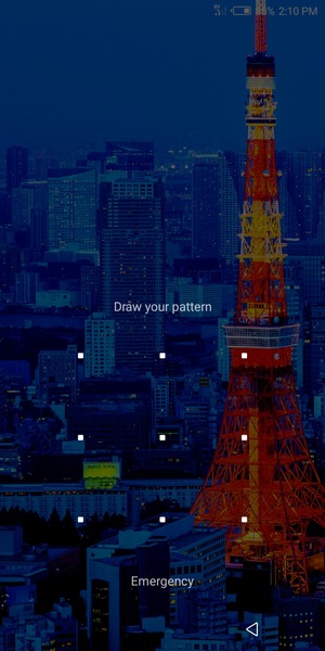 Your phone is now secure with a screen lock