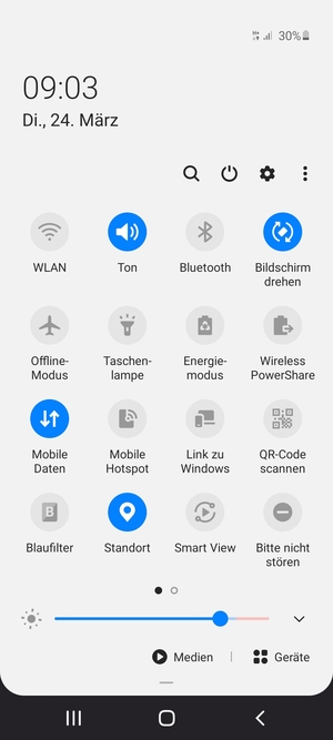 Schalten Sie Standort aus