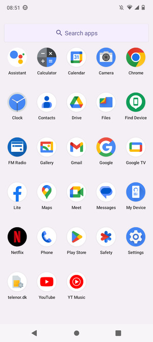 Scroll to and select Settings
