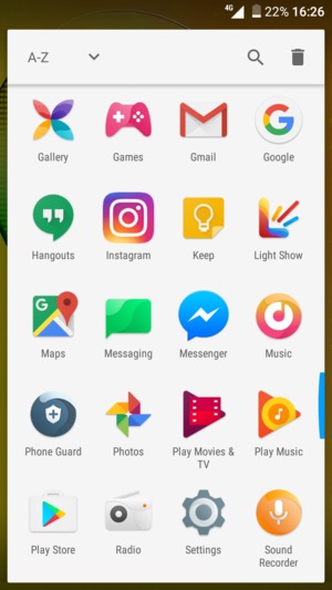 Scroll to and select Settings