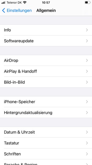 Wählen Sie Softwareupdate
