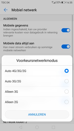 Selecteer uw voorkeursoptie