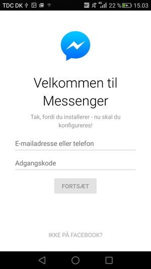 Din app er klar til brug