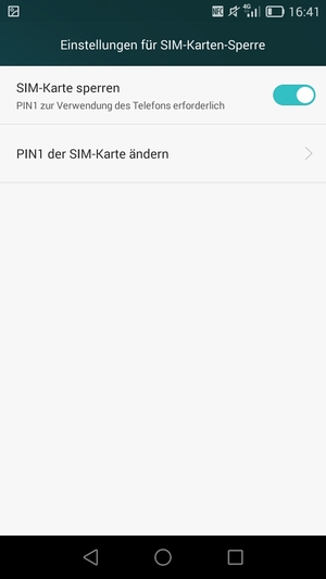 Wählen Sie PIN der SIM-Karte ändern