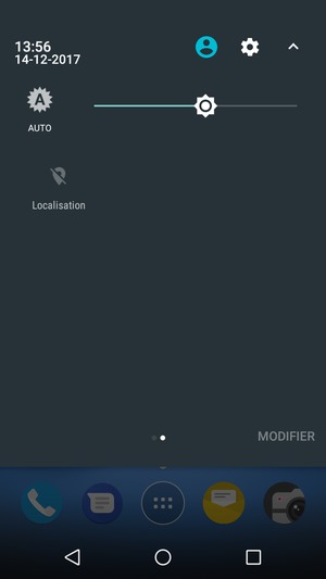 Sélectionnez le bouton Paramètres