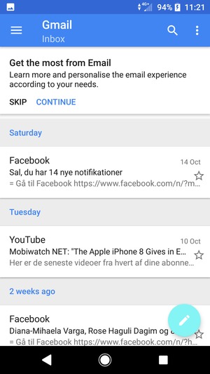Your Gmail is ready to use