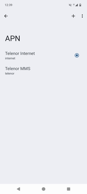 Seleziona il tasto Menu