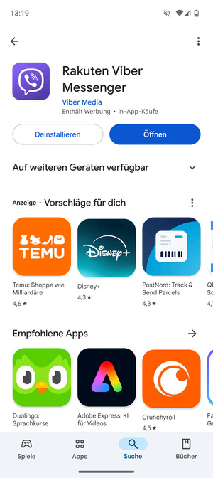 Wählen Sie Öffnen