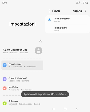 Seleziona Aggiungi