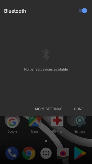 Turn off Bluetooth