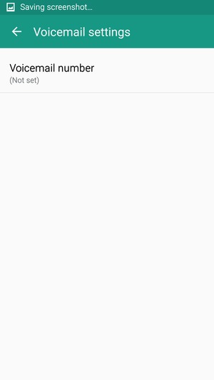 Select Voicemail number