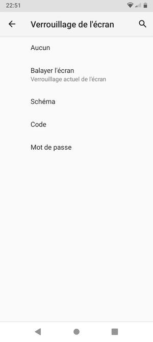 Sélectionnez Schéma
