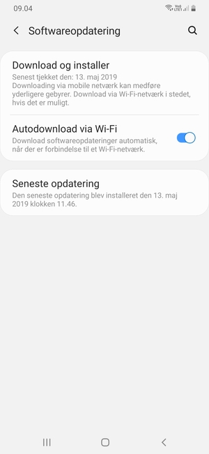 Vælg Download og installer