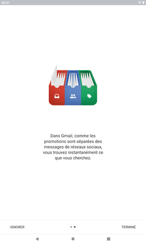 Sélectionnez TERMINÉ
