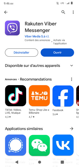 Sélectionnez Ouvrir
