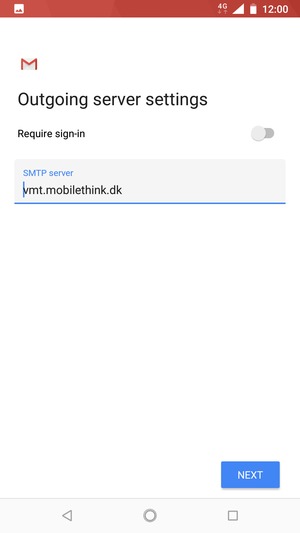 Turn off Require sign-in and select NEXT