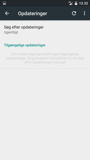 Vælg Genopfrisk