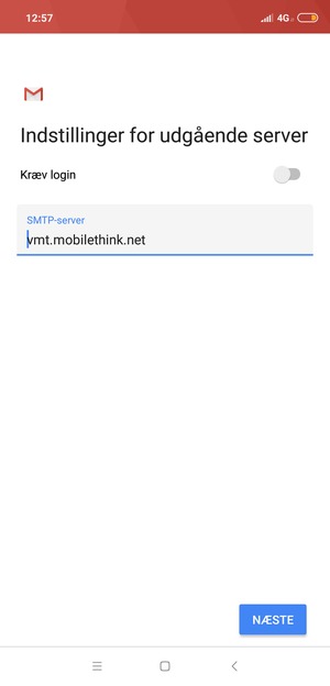 Slå Kræv login fra og vælg NÆSTE