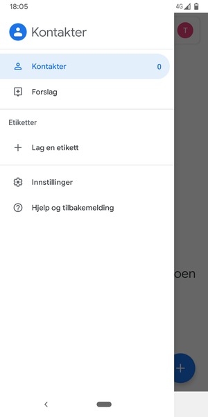 Velg Innstillinger