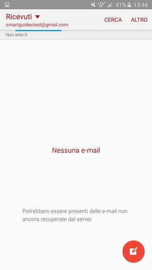 Il tuo Gmail è pronto per l'uso