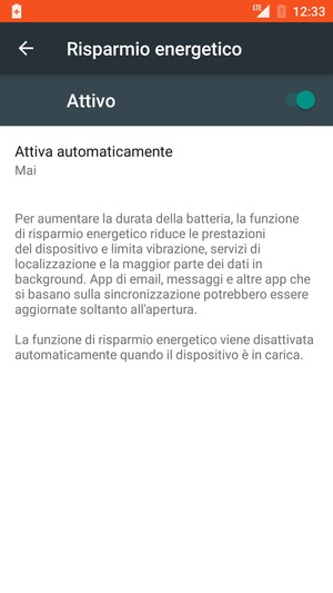 Attiva Risparmio energetico