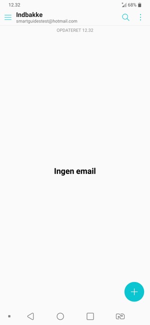 Din Hotmail er klar til brug