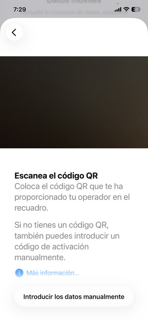 Escanea el código QR